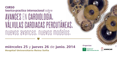 Cartel del curso avances en cardiología