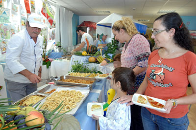 Un divertido buffet infantil. 