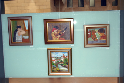 Algunas de las obras que forman parte de la exposición