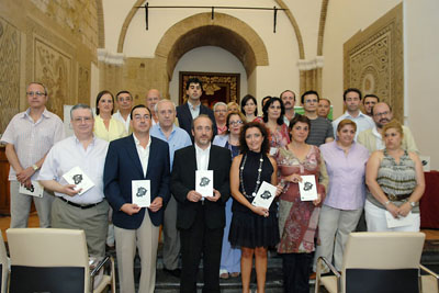 Autoridades, poetas, profesionales del hospital y personas trasplantadas. 