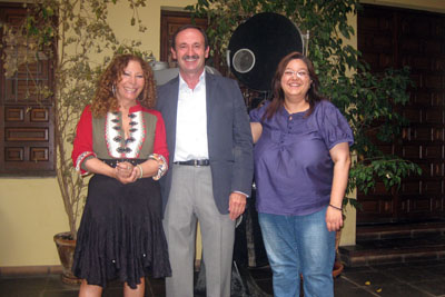 Pilar Távora, Bibián Ortega y María Eugenía Vilchez