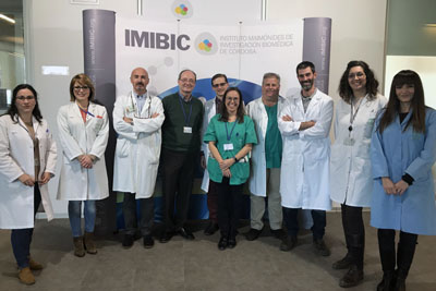 Profesionales del hospital y del imibic investigan sobre biopsia líquida