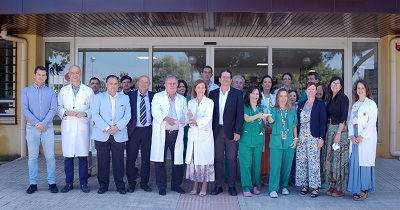 Profesionales del hospital que participan en el implante del corazón artificial