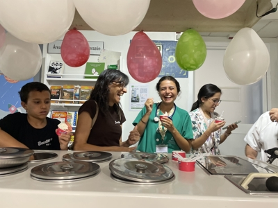 Profesionales también disfrutan de esta dulce iniciativa