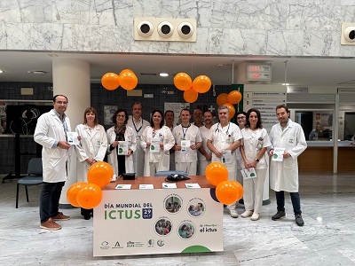 Día ictus. Profesionales y pacientes