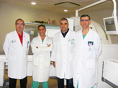 Entre los impulsores de la técnica figura José María Latre, a la izquierda, recientemente fallecido.