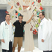 Felipe Delgadillo y coordinadores de trasplantes.