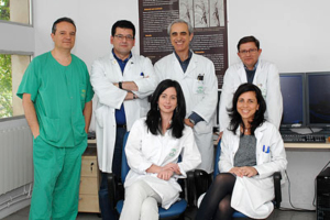 Imagen de grupo de los neurorradiólogos del Hospital Reina Sofía.