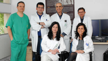 Imagen de grupo de los neurorradiólogos del Hospital Reina Sofía.