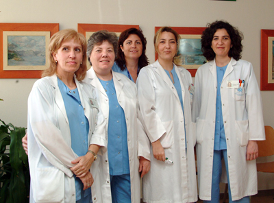 Enfermeras gestoras de casos del Hospital Reina Sofía