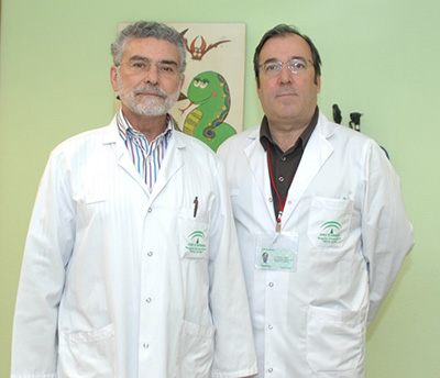 El neurólogo Francisco Cañadillas y el neuropediatra Rafael Camino.