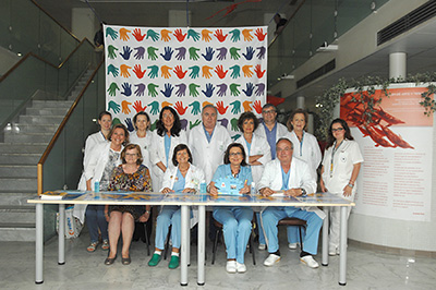 Profesionales de Medicina Preventiva celebran el Día Mundial de la Higiene de Manos.