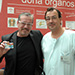 El coreógrafo Javier Latorre y el coordinador de trasplantes.