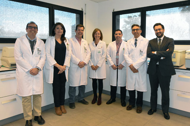 Directivos del Hospital y del Imibic