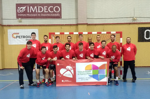 Foto balonmano promoción donación