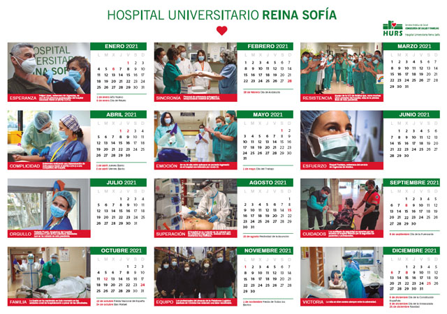 Calendario de pared 2021
