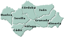 Mapa de Andaluca