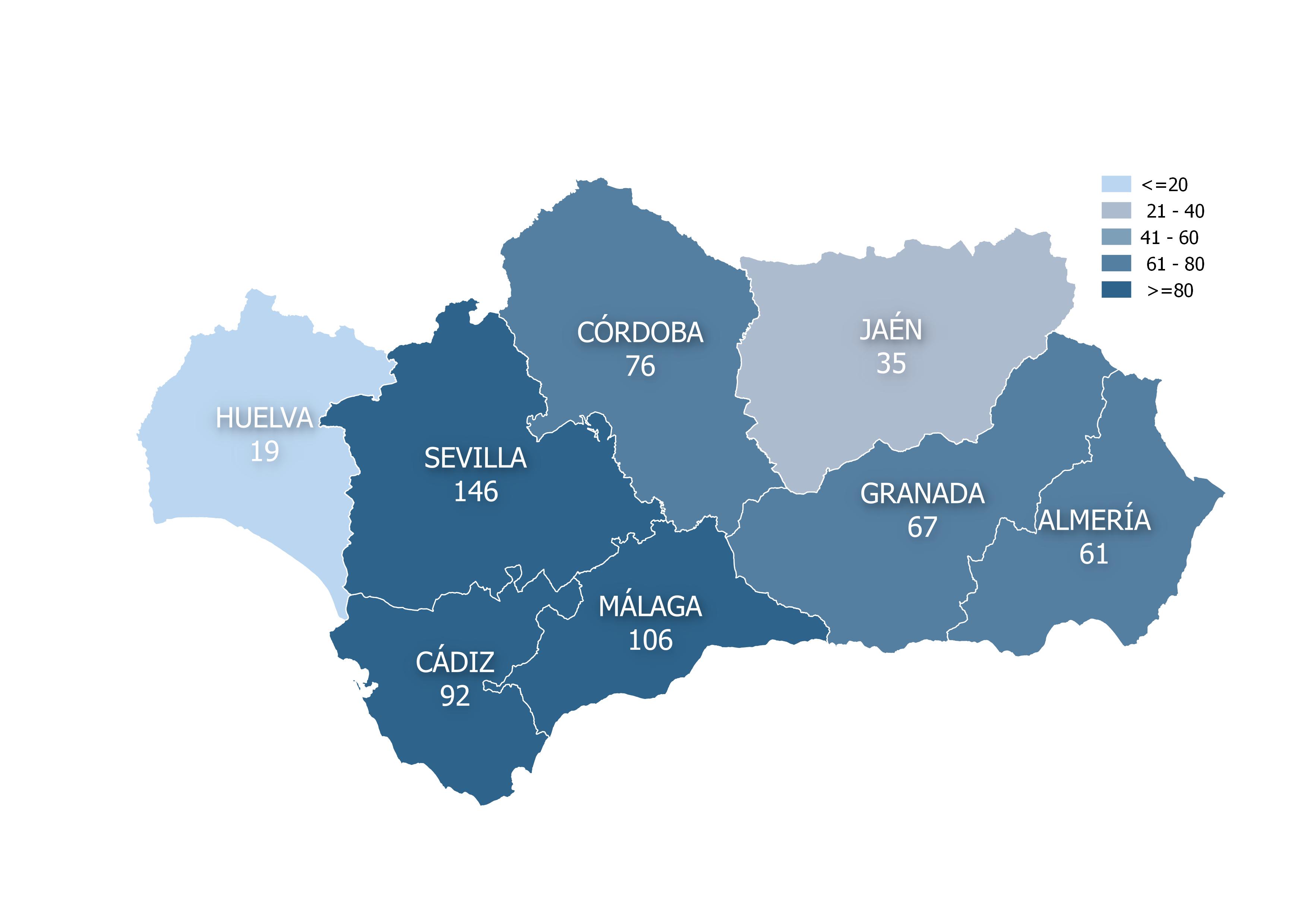 Centros y unidades sanitarias con certificación vigente según provincia