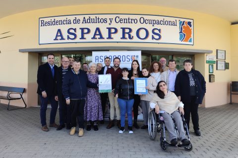 Aspapros recibe la certificación de calidad para su residencia, centro ocupacional y servicio de día para personas con discapacidad