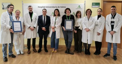 UGC Anatomía Patológica y Salud Mental del AGS Sur de Sevilla reciben la certificación de calidad