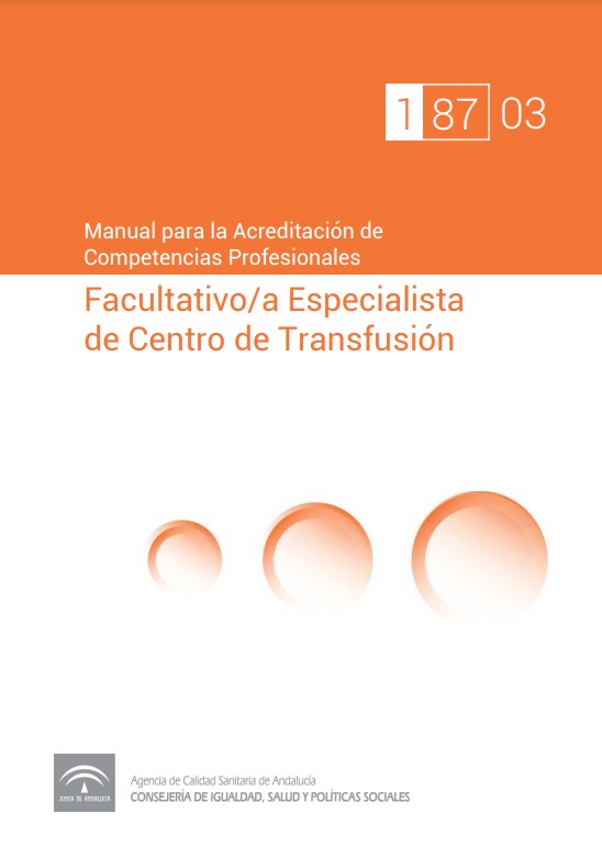 CP Manual facultativo especialista de centro de transfusión