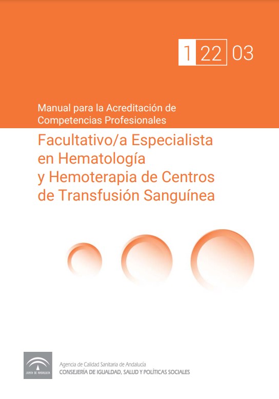 CP Manual facultativo especialista en hematología y hemoterapia de centros de transfusión sanguínea