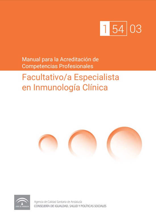 Manual facultativo especialista en inmunología clínica