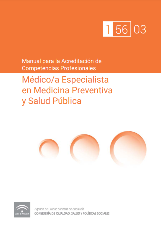 Médico especialista en medicina preventiva y salud pública