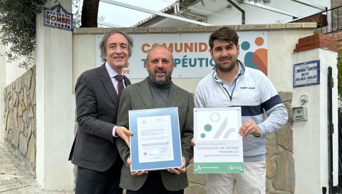 Proyecto Hombre Granada recibe la certificación de calidad para sus servicios de atención a las adicciones
