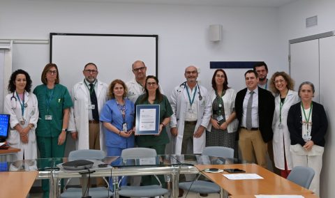 UGC Neumología del Hospital Universitario Virgen de la Victoria recibe la certificación de calidad