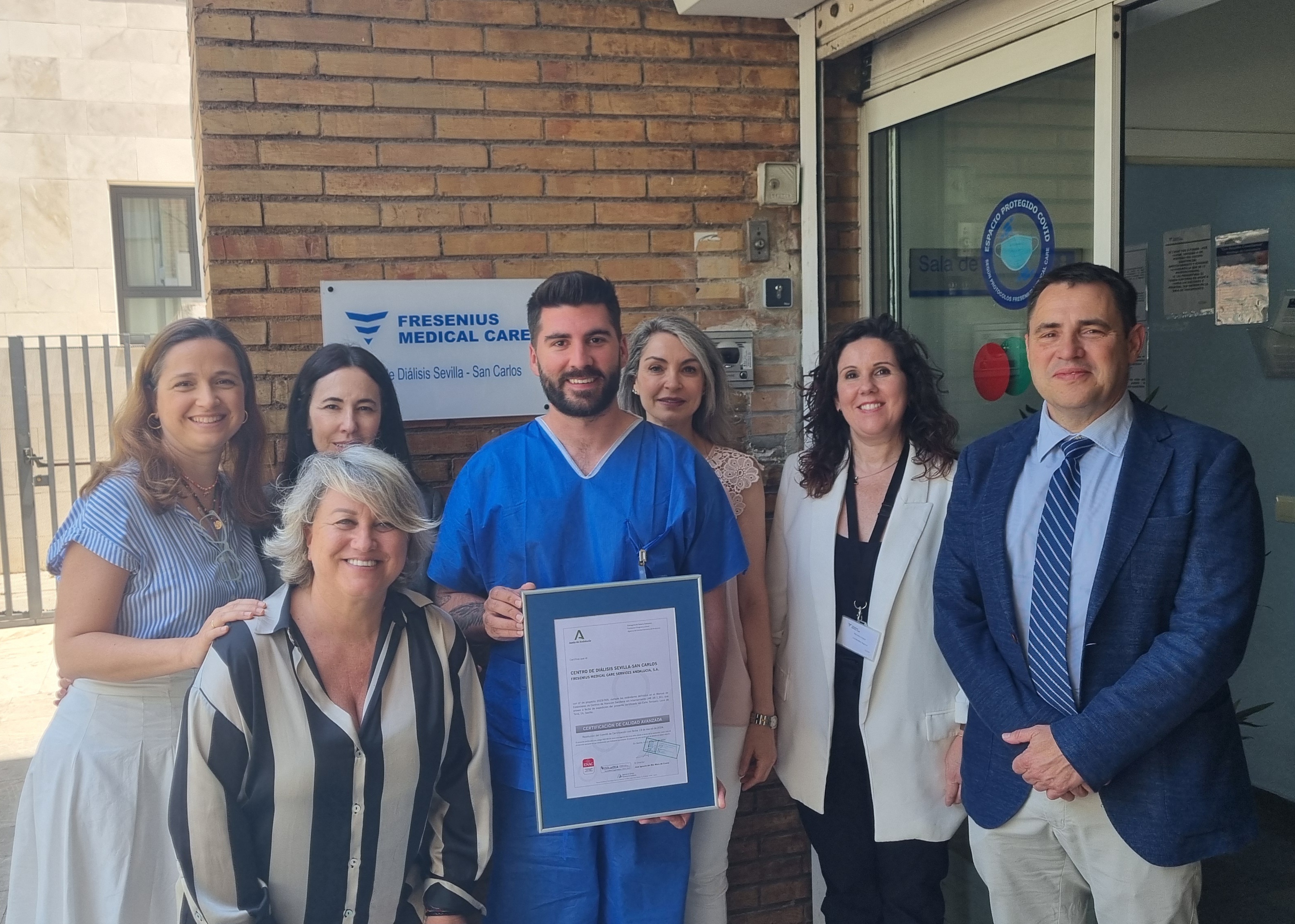 Entrega certificacion C. Dialisis Sevilla San Carlos FMC