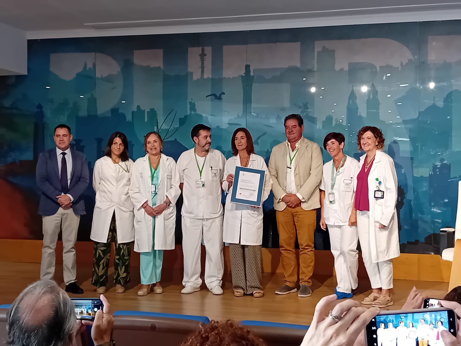 Entrega certificación UGC Laboratorios HU Puerta del Mar