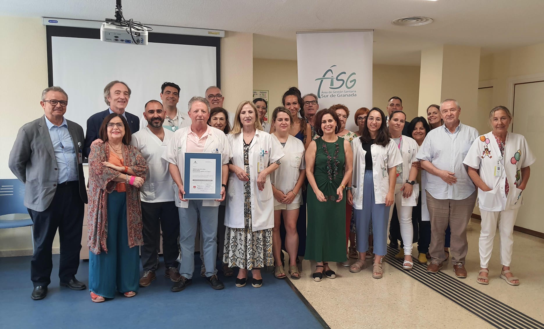 Entrega certificación UGC Motril Centro