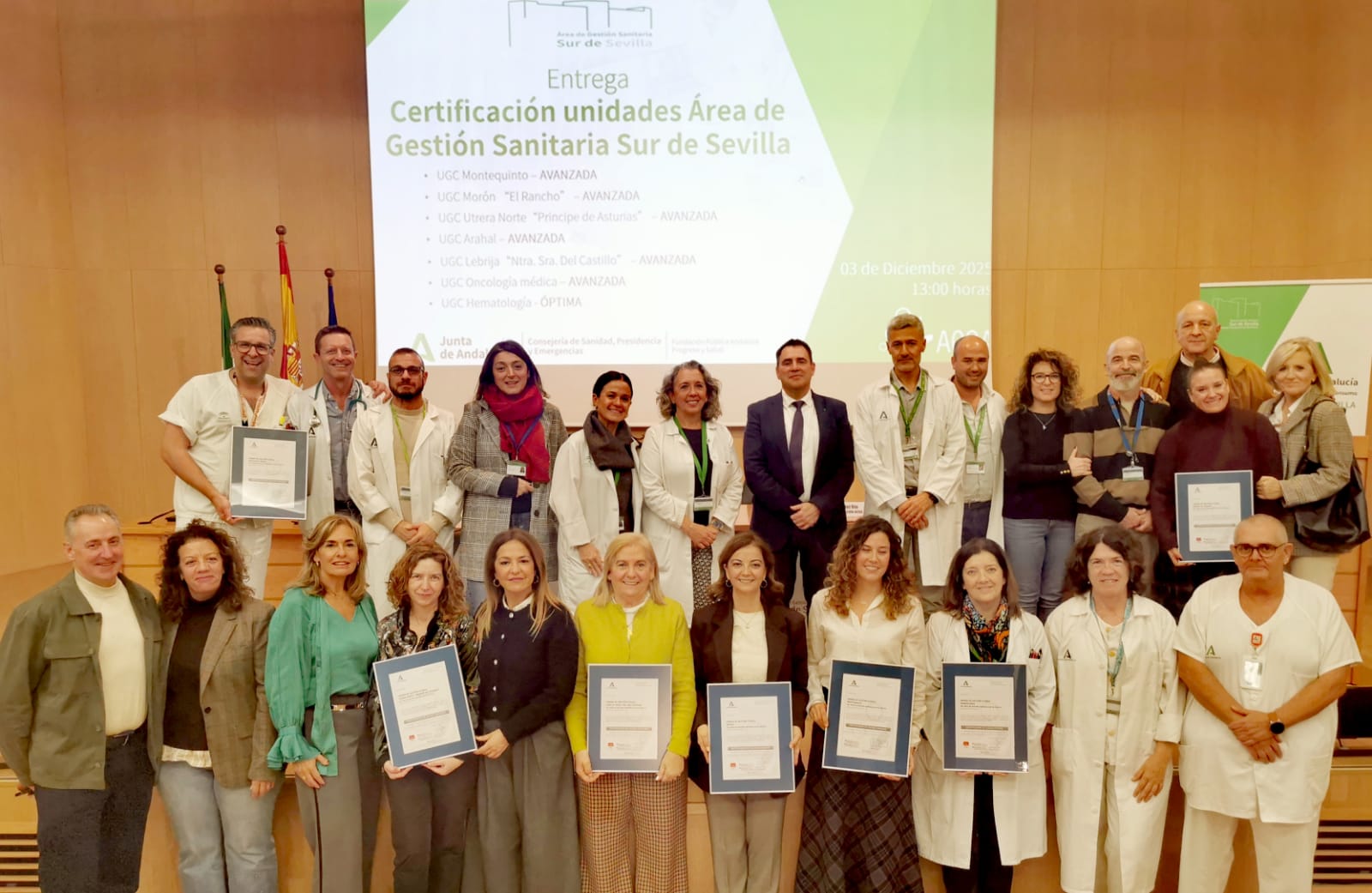 Certificación AGS Sur de Sevilla 7 unidades