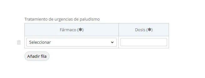Tratamiento paludismo