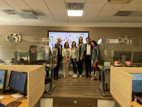 Visita del 061 Balear al Centro de Emergencias Sanitarias 061 Andalucía