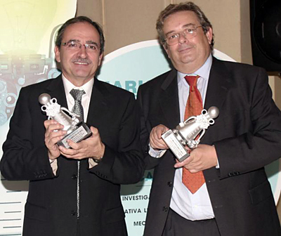José Eduardo Arjona y Manuel Santamaría recogen sus premios 'Mejores Ideas'