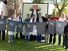 Participación en la media maratón con camisetas contra el tabaco