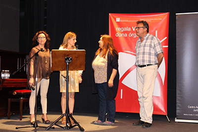 Un momento de la entrega de premios.