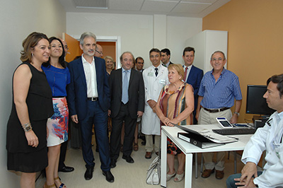 El consejero, Aquilino Alonso, visita la nueva Unidad de Investigación Clínica del Reina Sofía y del IMIBIC.